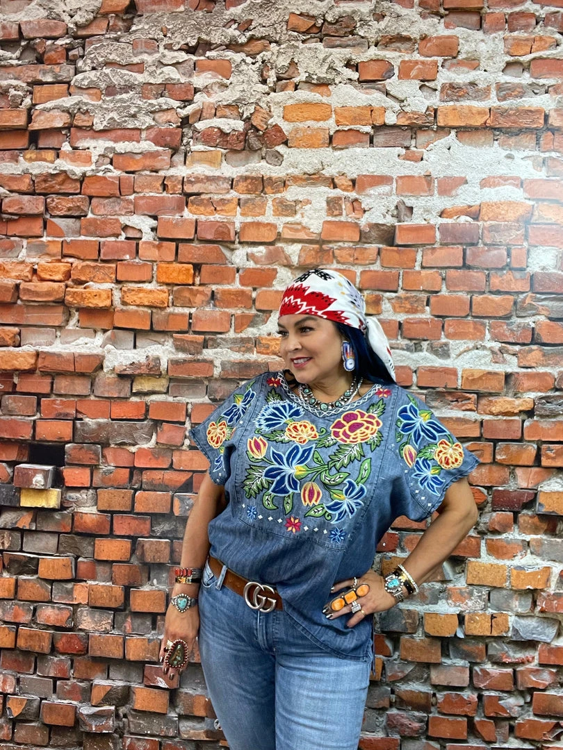 Coupon ⭐ Double D Ranch Wear - Folk Foray Collection Tops Ynez Poncho 🤩 7 Double D Ranch Wear - Folk Foray Collection Tops Ynez Poncho