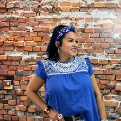 Discount ❤️ Double D Ranch Wear - Folk Foray Collection Palomita Top ❤️ 14 Double D Ranch Wear - Folk Foray Collection Palomita Top