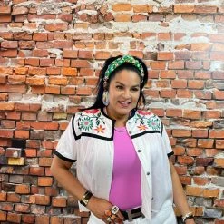 Double D Ranch Wear - Folk Foray Collection Tops Che Wa Wa Top