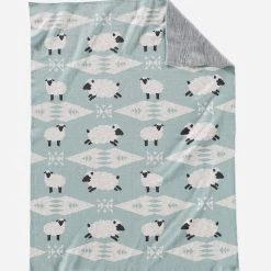 Pendleton Knit Baby Blanket With Beanie