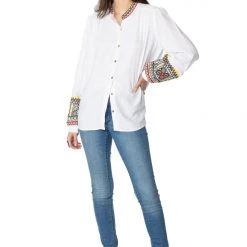 Double D Ranch Wear - Folk Foray Collection Tops Haithi Top