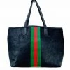 Parker & Hyde Jet Black Hyde Stripe Tote (Exclusive To Parker Hyde) New Arrivals
