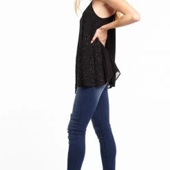 Aratta Anita Hand Beaded Cami Tops