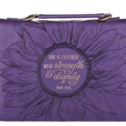 The Sparkling Spur Gifts/Grace She Is Clothed Bible Cover Proverbs 31:25