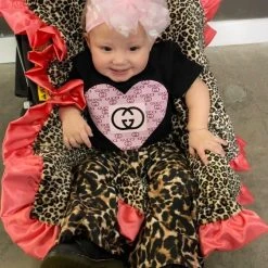 The Sparkling Spur Kids Of A King Lil Miss Laura’s Leopard Bell Bottoms