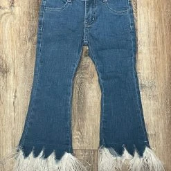 The Sparkling Spur Flare Jeans With Tulle Hem Kids Of A King