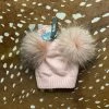 New π Maniere Double Raccoon Fur Baby Pom Beanie Kid's Hats β€οΈ 1 Maniere Double Raccoon Fur Baby Pom Beanie Kid's Hats