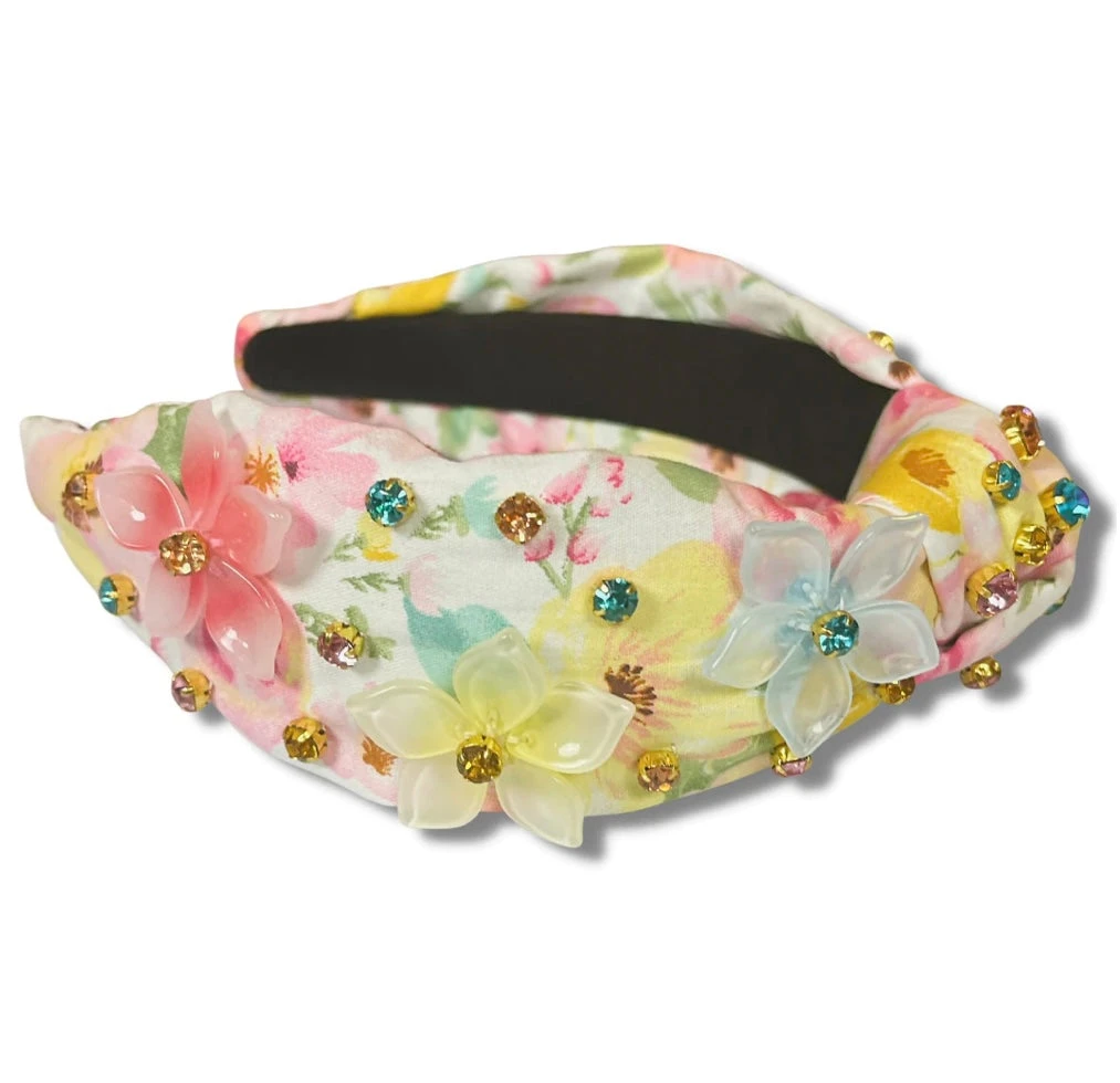 Buy 🔥 Brianna Cannon New Arrivals Spring Floral Headband With Beaded Flowers And Crystals 👍 4 Brianna Cannon New Arrivals Spring Floral Headband With Beaded Flowers And Crystals