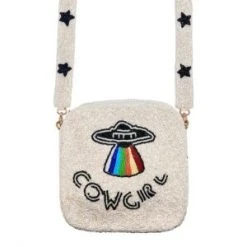 The Sparkling Spur New Arrivals Cowgirl Beaded Bag With Beaded Strap