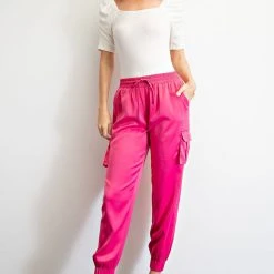 The Sparkling Spur Satin Jogging Pants