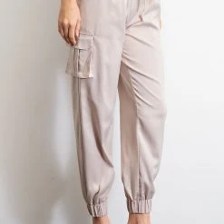The Sparkling Spur Satin Jogging Pants
