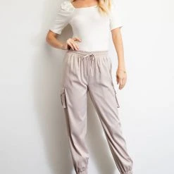 The Sparkling Spur Satin Jogging Pants