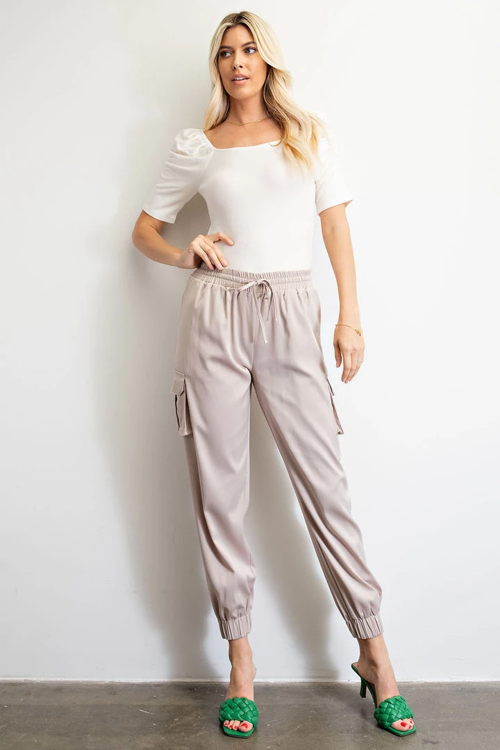 Best deal ๐ The Sparkling Spur Satin Jogging Pants ๐ 3 The Sparkling Spur Satin Jogging Pants